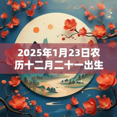 2025年1月23日农历十二月二十一出生的男宝宝五行取名打分最佳宜用字