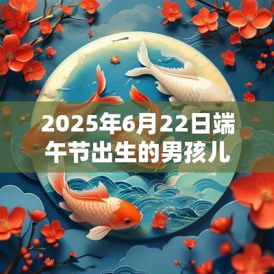2025年6月22日端午节出生的男孩儿起名免费的男生取名宝典