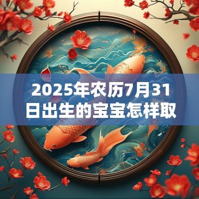 2025年农历7月31日出生的宝宝怎样取名好蛇年好听名字排行榜