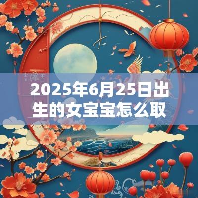 2025年6月25日出生的女宝宝怎么取名寓意美丽大方的名字推荐