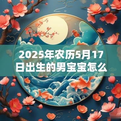 2025年农历5月17日出生的男宝宝怎么取名适合男宝宝取名的字