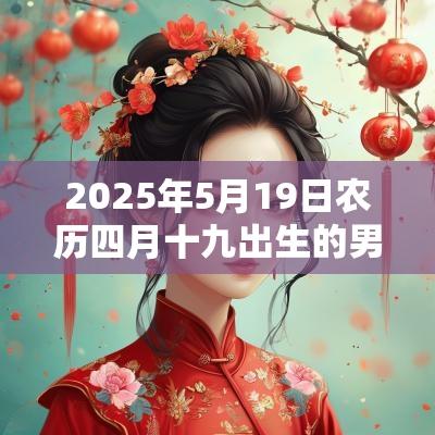 2025年5月19日农历四月十九出生的男宝宝五行命理属性缺土的名字