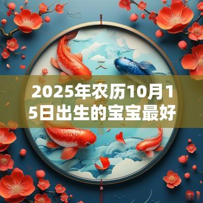 2025年农历10月15日出生的宝宝最好听的名字取好名字的技巧须知