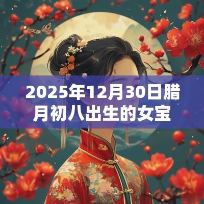 2025年12月30日腊月初八出生的女宝宝八字算命五行缺金的名字