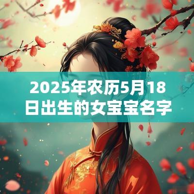 2025年农历5月18日出生的女宝宝名字大全有寓意的五行缺土宝宝取名