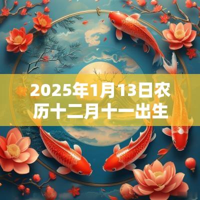 2025年1月13日农历十二月十一出生的男孩五行八字解读属火的起名宜用字
