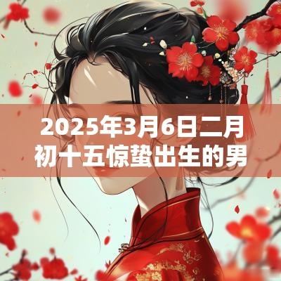 2025年3月6日二月初十五惊蛰出生的男宝宝起名阳光帅气的名字