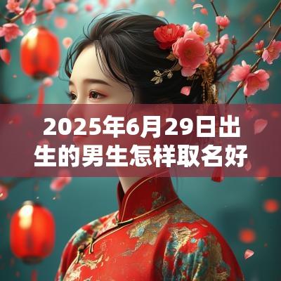 2025年6月29日出生的男生怎样取名好富贵大气好名字分享