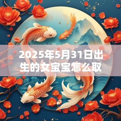 2025年5月31日出生的女宝宝怎么取名女孩有诗意内涵的名字精选