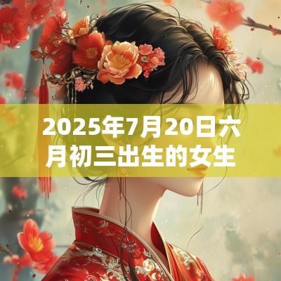 2025年7月20日六月初三出生的女生生辰八字100分的名字