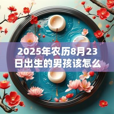 2025年农历8月23日出生的男孩该怎么取名2025最旺男孩名字大全