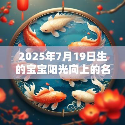 2025年7月19日生的宝宝阳光向上的名字帅气有内涵男孩起名参考