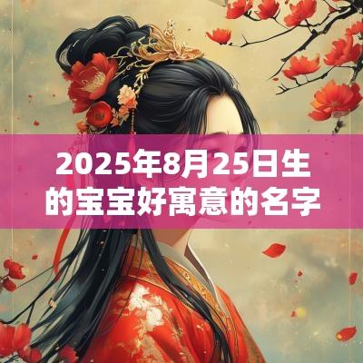 2025年8月25日生的宝宝好寓意的名字缺火补火的宝宝名字推荐