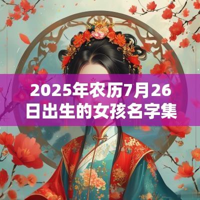 2025年农历7月26日出生的女孩名字集锦吸引人的蛇年女孩名字