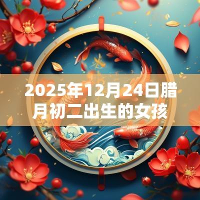 2025年12月24日腊月初二出生的女孩起名新生儿五行缺火的名字