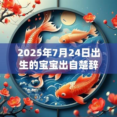 2025年7月24日出生的宝宝出自楚辞的名字最富有涵养的名字推荐