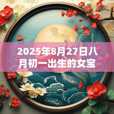 2025年8月27日八月初一出生的女宝宝生辰八字缺火怎么取名