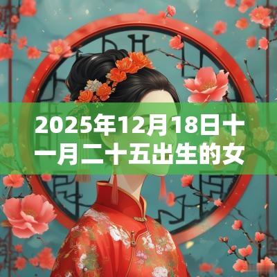 2025年12月18日十一月二十五出生的女孩缺金取名高分名字建议