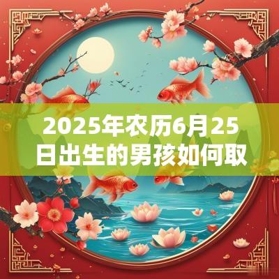 2025年农历6月25日出生的男孩如何取名从成语中挑选合适的字