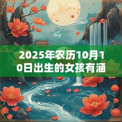 2025年农历10月10日出生的女孩有涵养的名字五行缺火宝宝取名