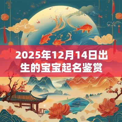 2025年12月14日出生的宝宝起名鉴赏最大气的男宝起名推荐大全