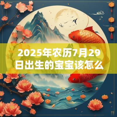2025年农历7月29日出生的宝宝该怎么取名高雅有品位的名字解析