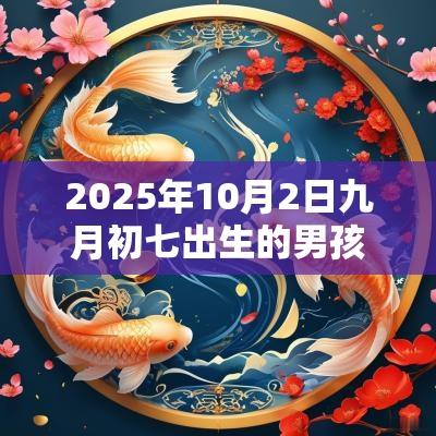 2025年10月2日九月初七出生的男孩五行取名打分缺火的最佳宜用字