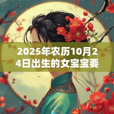 2025年农历10月24日出生的女宝宝要怎么取名好听的蛇年女孩名字