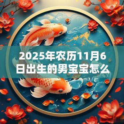 2025年农历11月6日出生的男宝宝怎么取名本日出生男宝名字推荐