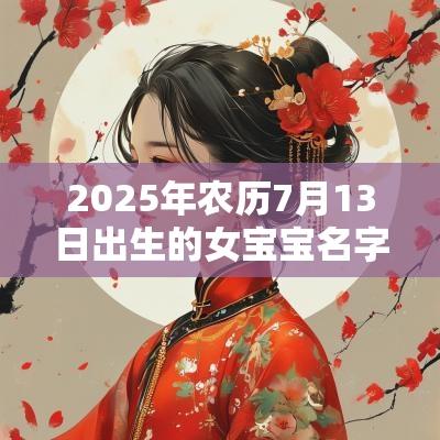 2025年农历7月13日出生的女宝宝名字推荐属蛇女孩适合的名字
