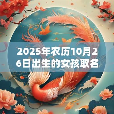 2025年农历10月26日出生的女孩取名宜用字有诗意的蛇年女孩名字