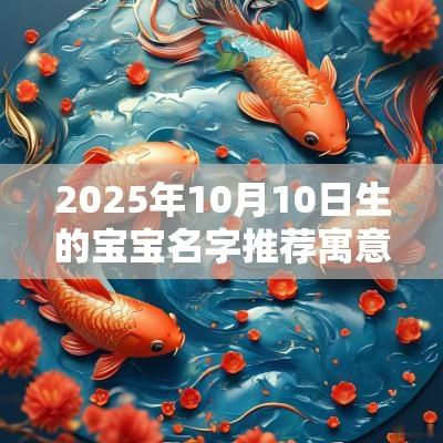 2025年10月10日生的宝宝名字推荐寓意好的宝宝名字取名方法