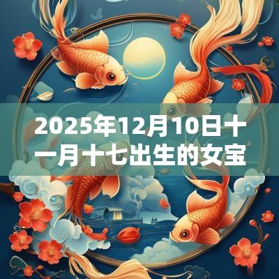 2025年12月10日十一月十七出生的女宝宝八字算命五行缺土的名字