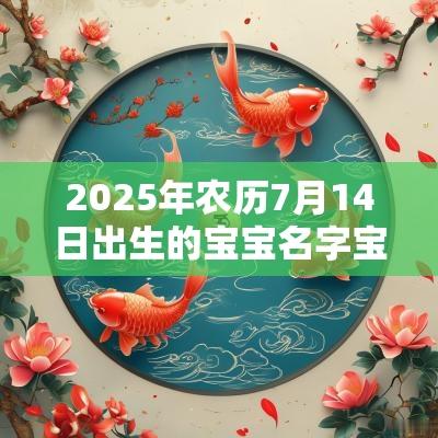 2025年农历7月14日出生的宝宝名字宝典宝宝100分好名字精选