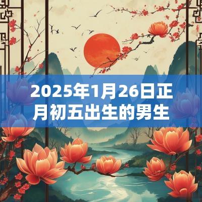 2025年1月26日正月初五出生的男生八字阳刚帅气的男生名字