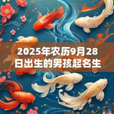 2025年农历9月28日出生的男孩起名生辰八字带木火属性的男孩名字合集