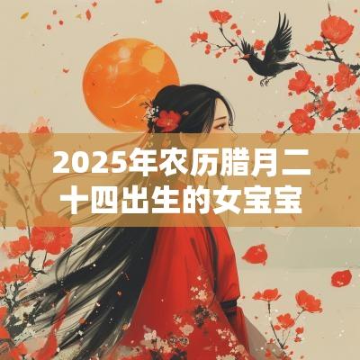2025年农历腊月二十四出生的女宝宝五行缺火缺水文雅乖巧的名字