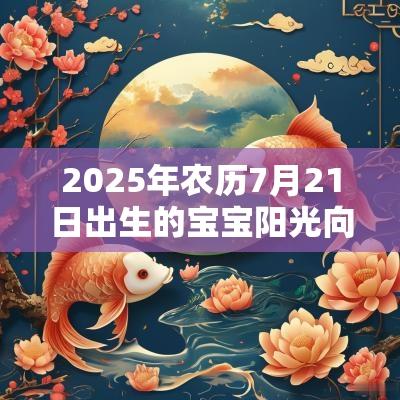 2025年农历7月21日出生的宝宝阳光向上的名字温暖积极名字精选