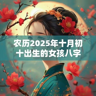农历2025年十月初十出生的女孩八字好吗五行不缺好听的名字