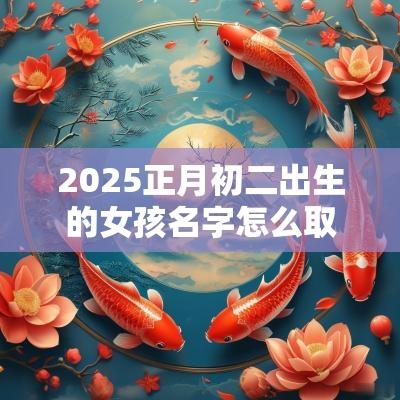 2025正月初二出生的女孩名字怎么取蛇年富贵好名女孩名字