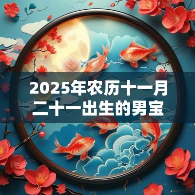 2025年农历十一月二十一出生的男宝宝好吗缺木免费取好名字