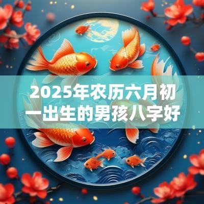 2025年农历六月初一出生的男孩八字好吗今日五行缺水火取名