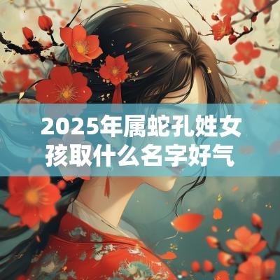 2025年属蛇孔姓女孩取什么名字好气质出众的女宝宝名字推荐