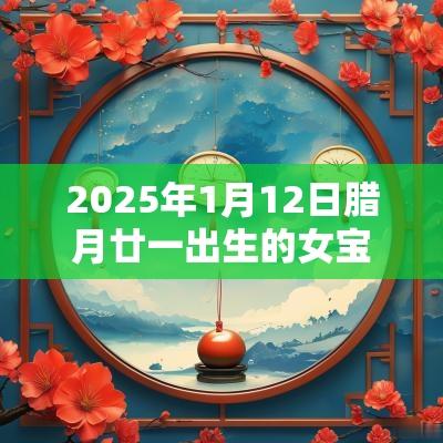 2025年1月12日腊月廿一出生的女宝宝生辰八字宝宝取名