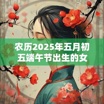 农历2025年五月初五端午节出生的女孩好吗五行不缺名字精选