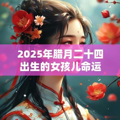 2025年腊月二十四出生的女孩儿命运今日五行缺水火周易取名
