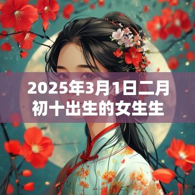 2025年3月1日二月初十出生的女生生辰八字温婉好听的名字