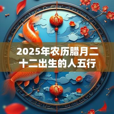 2025年农历腊月二十二出生的人五行命理解析缺木水取名推荐