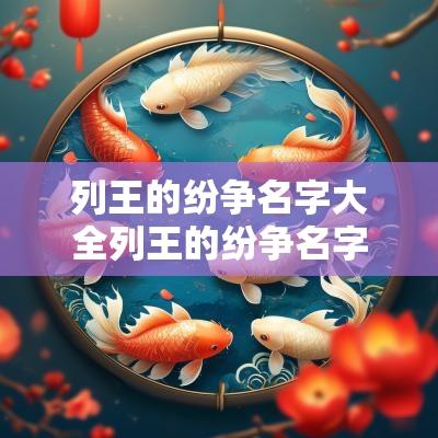 列王的纷争名字大全列王的纷争名字符号列王的纷争好听的名字