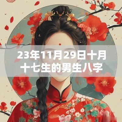 23年11月29日十月十七生的男生八字取名缺火土的取名宝典